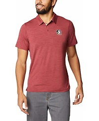 Men's Garnet Florida State Seminoles Tech Trail Space Dye Omni-Shade Polo