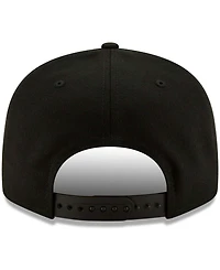 Men's Black San Diego Padres Black on Black 9FIFTY Snapback Adjustable Hat