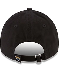 Women's Black Jacksonville Jaguars Core Classic Primary 9TWENTY Adjustable Hat