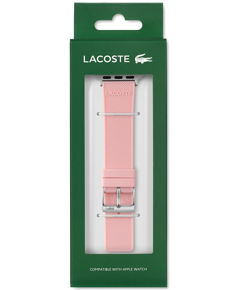Lacoste Petit Pique Pink Silicone Strap for Apple Watch 38mm/40mm