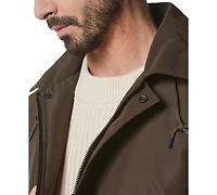 Marc New York Men's Merrimack City Rain Topper with Removable Hood