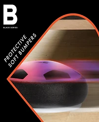 Black Series Hover Air Led Soccer Game with Hover Disc Floats