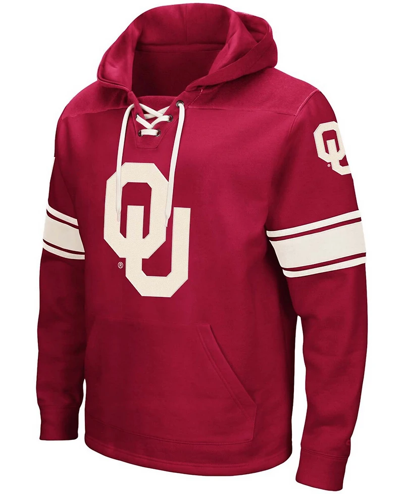 Colosseum Men's Oklahoma Sooners 2.0 Lace-Up Pullover Hoodie