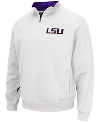 Men's Colosseum Lsu Tigers Tortugas Logo Quarter-Zip Pullover Jacket