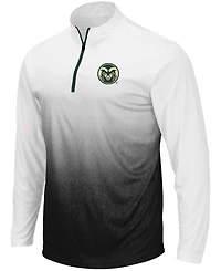 Men's Gray Colorado State Rams Magic Team Logo Quarter-Zip Jacket