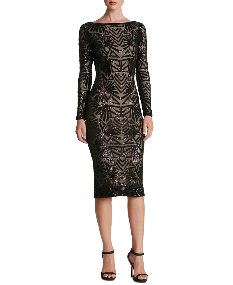 Dress the Population Emery Sequin