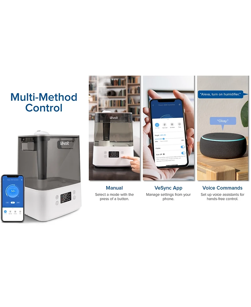 Levoit VeSync Classic 300S Ultrasonic Smart Humidifier