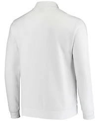 Men's White Louisville Cardinals Tortugas Logo Quarter-Zip Jacket