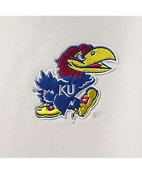 Men's White Kansas Jayhawks Tortugas Logo Quarter-Zip Jacket