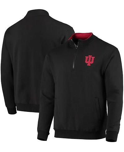 Men's Colosseum Indiana Hoosiers Tortugas Logo Quarter-Zip Jacket