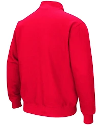 Men's Red Cornell Big Red Tortugas Logo Quarter-Zip Jacket