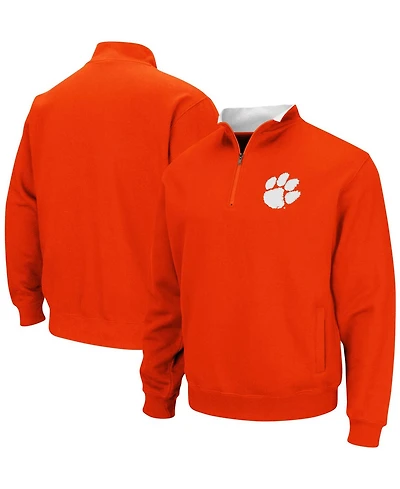 Men's Colosseum Clemson Tigers Tortugas Logo Quarter-Zip Pullover Jacket