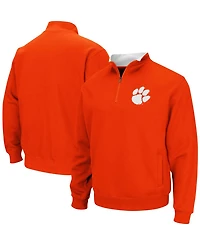 Men's Colosseum Clemson Tigers Tortugas Logo Quarter-Zip Pullover Jacket