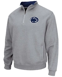 Men's Heather Gray Penn State Nittany Lions Tortugas Team Logo Quarter-Zip Jacket