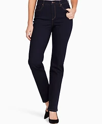 Gloria Vanderbilt Petite Amanda High Rise Straight-Leg Jeans, Petite & Petite Short