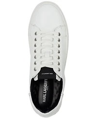 Karl Lagerfeld Men's Smooth Leather Tennis Sneaker
