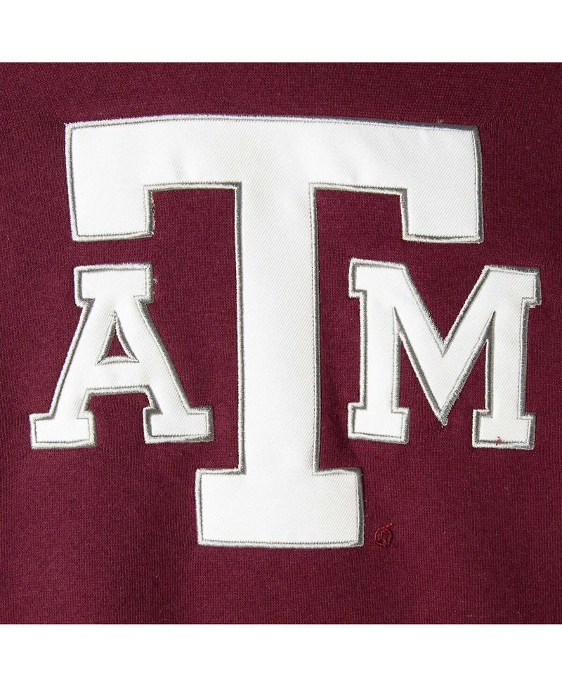 Women's Maroon Texas A&M Aggies Team Big Logo Pullover Hoodie