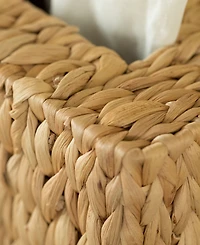 Water Hyacinth Wicker Rectangular Tissue Box Cover