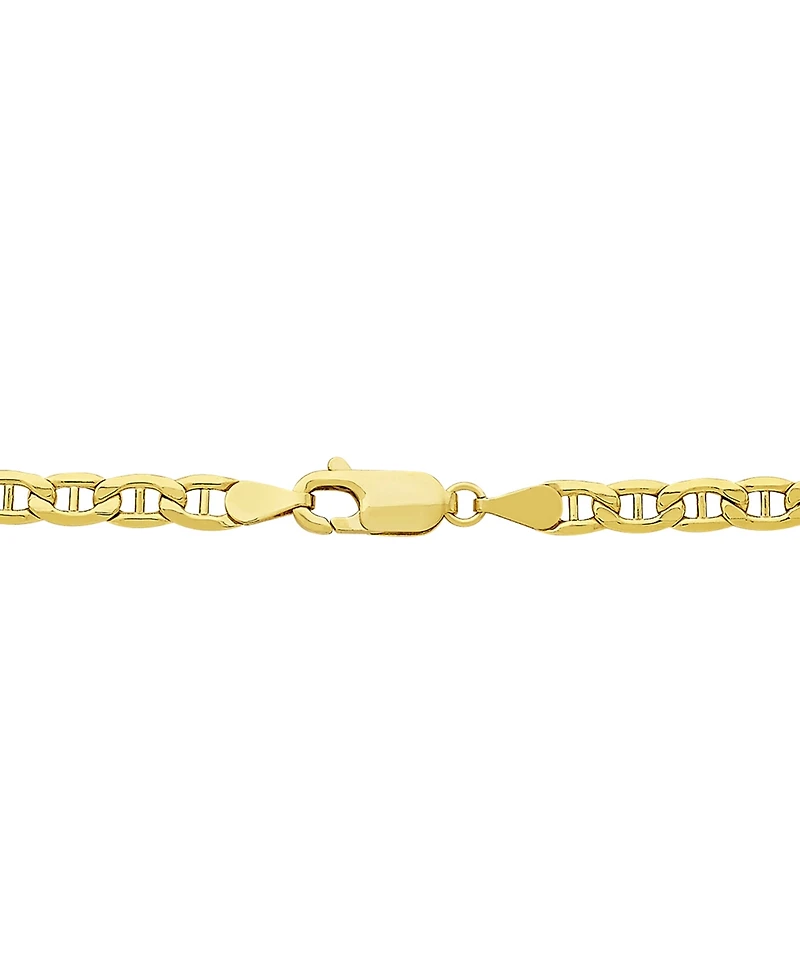 Lightweight Mariner Link 20" Chain Necklace (4mm) in 14k Gold