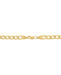 Lightweight 20" Curb Link Chain Necklace (5mm) in 14k Gold