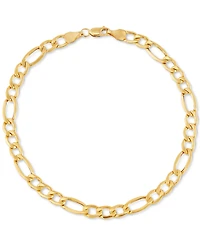 Italian Gold Figaro Link Chain Bracelet in 10k Gold