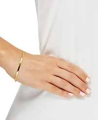 Italian Gold Herringbone Link Chain Bracelet in 10k Gold