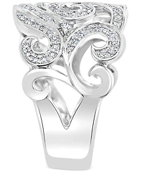 Effy Diamond Swirl Statement Ring (3/8 ct. t.w.) in 14k White Gold