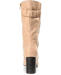 Journee Collection Women's Wilo Wide Calf Block Heel Boots