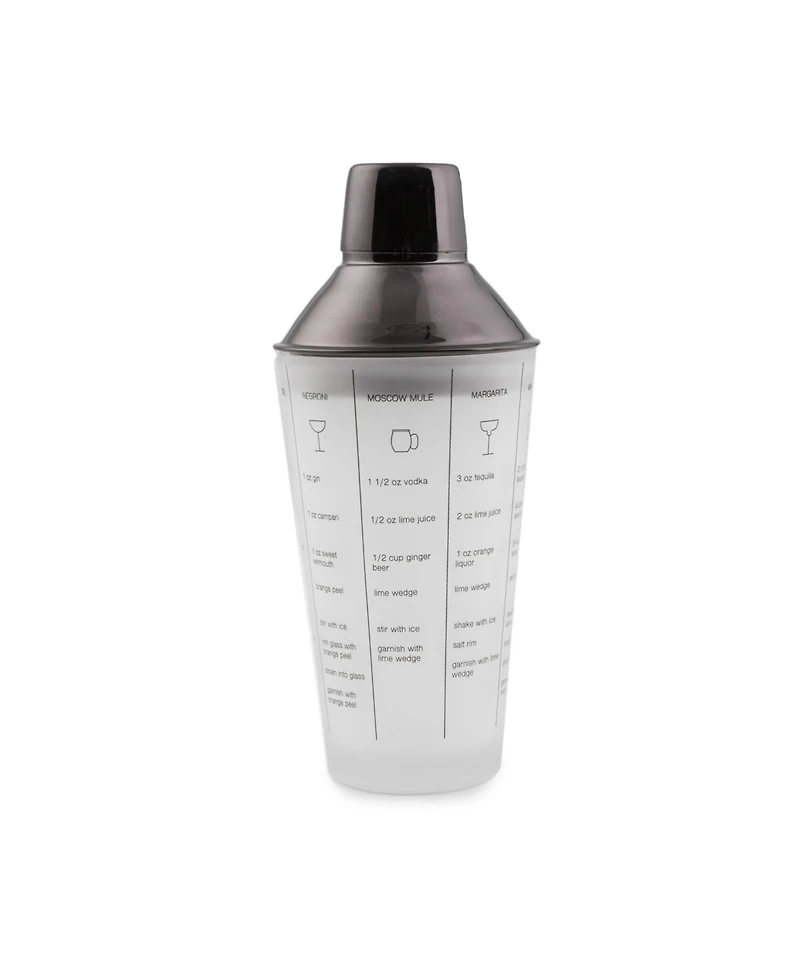 Thirstystone by Cambridge Recipe Shaker and Tools Mixology Set, 5 Pieces