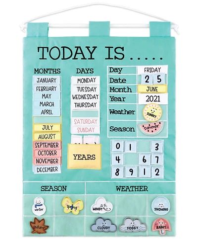 The Peanutshell Children's Learning Calendar, Teal