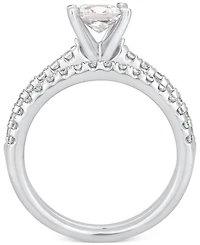 Diamond Princess-Cut Bridal Set (1-1/2 ct. t.w.) in 14k White Gold