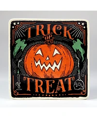 Certified International Scaredy Cat Dessert Plate, Set of 4