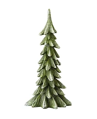 Glitzhome Resin Christmas Table Tree Decor, 14.75"