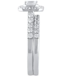 Diamond Emerald-Cut Bridal Set (1 ct. t.w.) in 14k White or Yellow Gold