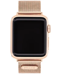 Coach Rose Gold-Tone Mesh Bracelet 38/40/41mm Apple Watch Band
