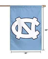 Multi North Carolina Tar Heels 28" x 40" Big Logo House Flag
