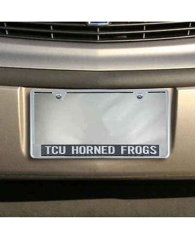 Multi Tuck Horned Frogs Carbon Fiber Team License Plate Frame