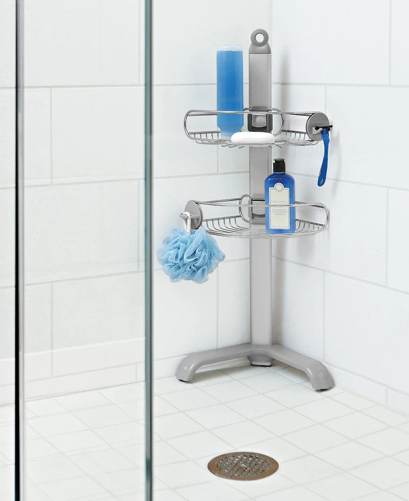 simplehuman Corner Bathroom Shower Caddy