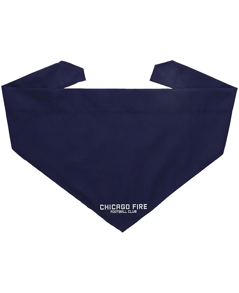 Navy Chicago Fire Pet Bandana