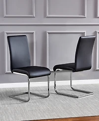 Alison Modern Dining Side Chairs, Set of 2