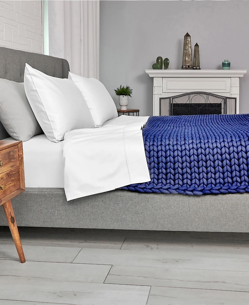 Tranquility Chunky Knit Weighted Throw, 11.9 lbs, 48" x 72"