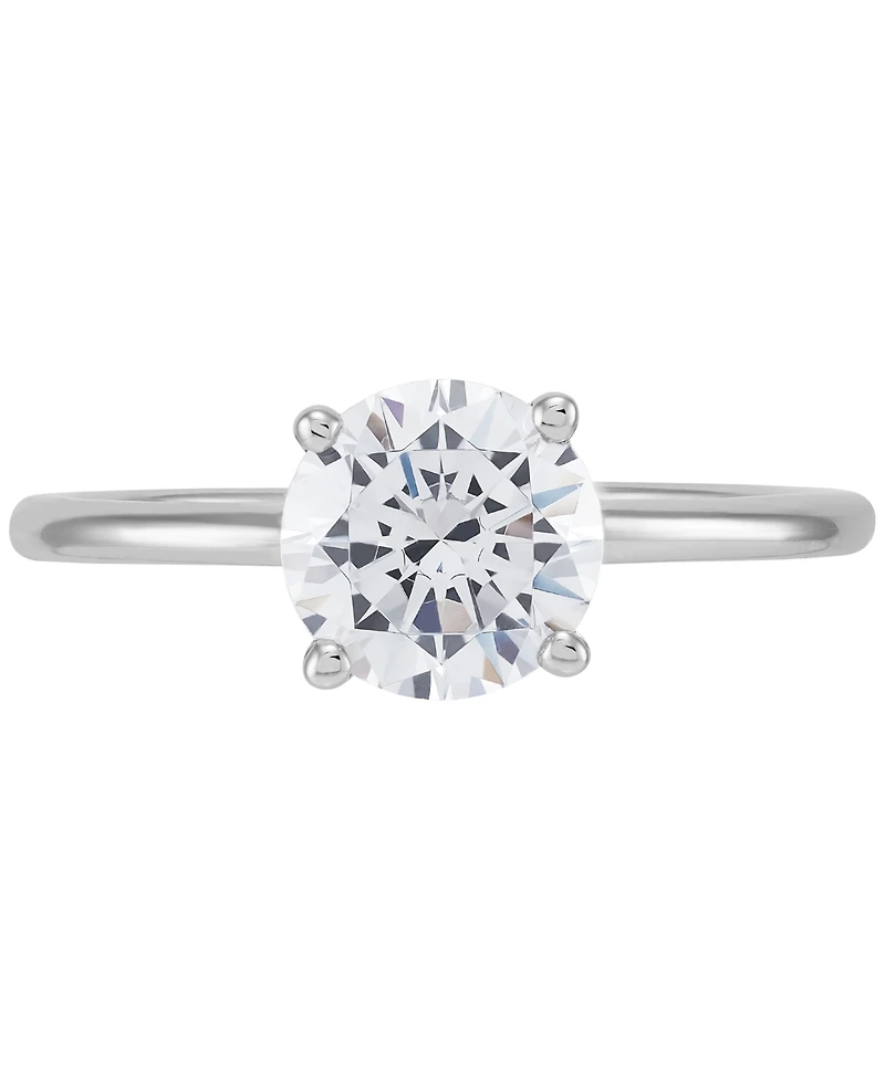 Grown With Love Igi Certified Lab Diamond Solitaire Engagement Ring (1-1/2 ct. t.w.) 14k White Gold