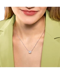 Lab-Grown Moissanite Solitaire 17" Pendant Necklace (1-3/4 ct. t.w.) in 14k White Gold