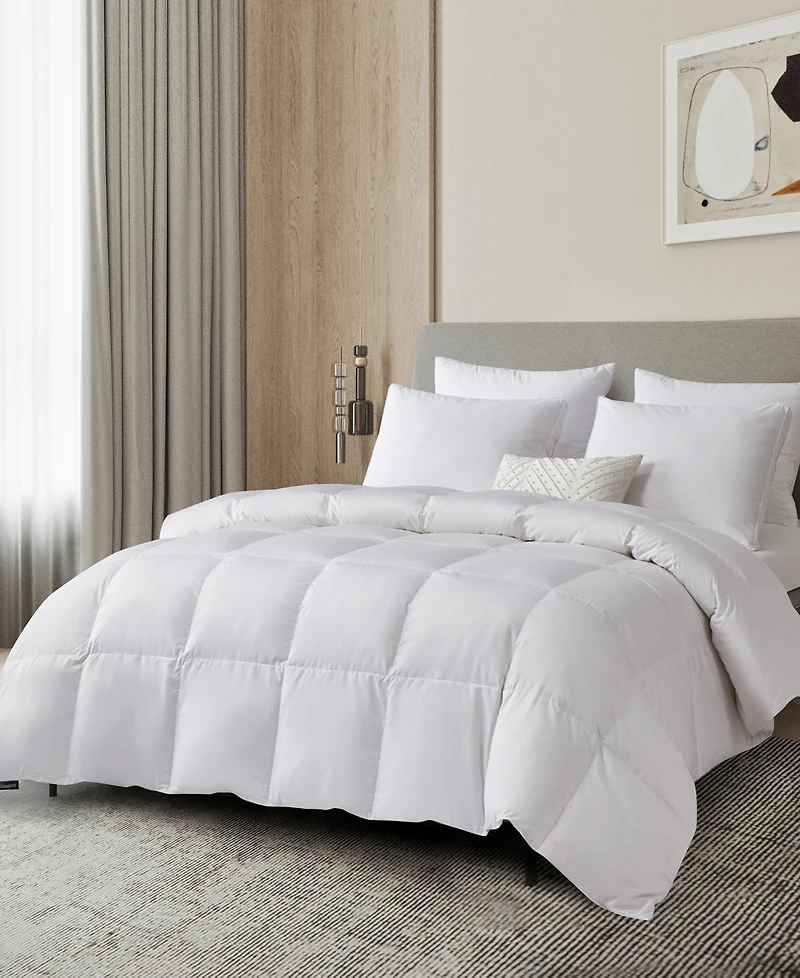 Beautyrest White Feather & Down Fiber All Season Lyocell Cotton Blend Comforter, Full/Queen