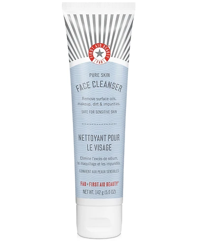First Aid Beauty Pure Skin Face Cleanser, 5-oz.