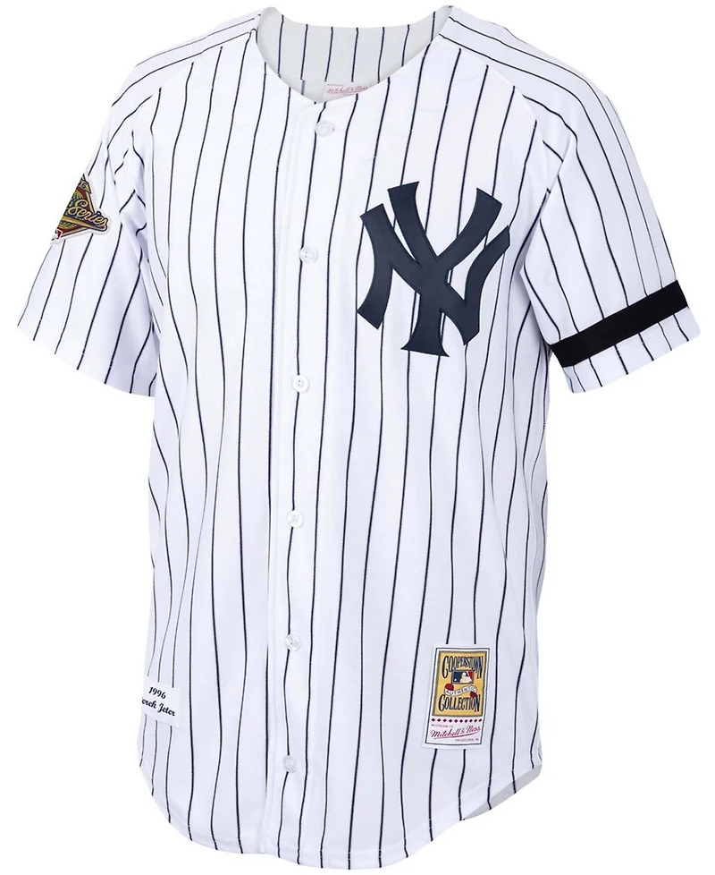 Men's White New York Yankees Cooperstown Collection 1996 Authentic Home Jersey
