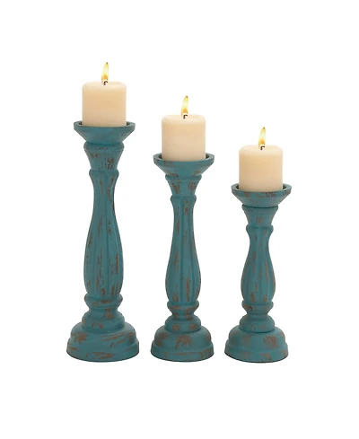 Traditional Candle Holders, Set of 3