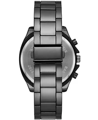 Folio Men's Gunmetal Blue Dial Bracelet Watch Gift Set, 45mm