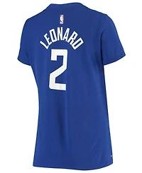 Women's Kawhi Leonard Royal La Clippers Name & Number Performance T-shirt