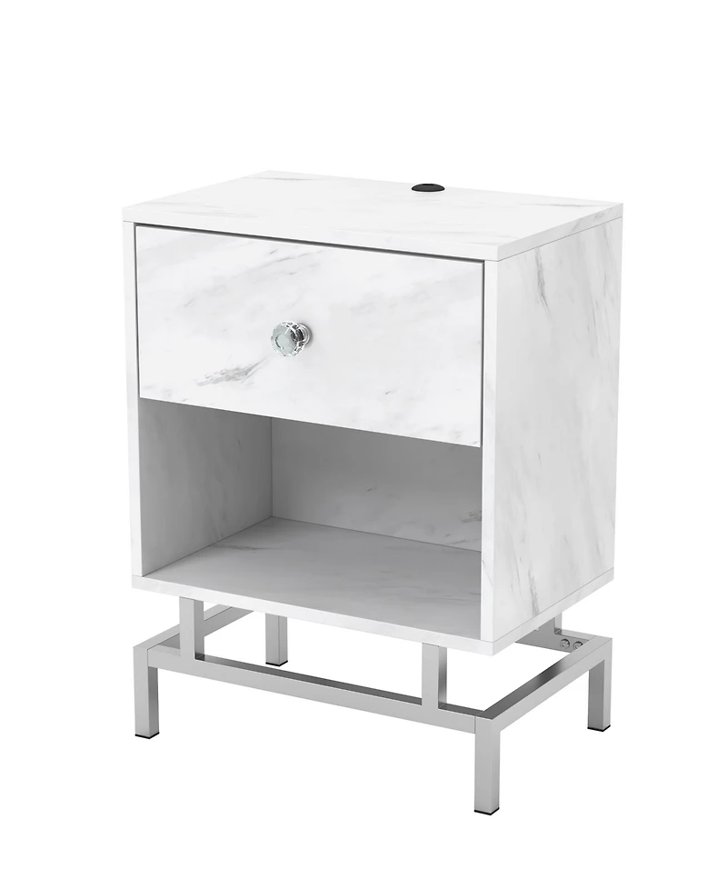 Nita 1 Drawer End Table, Set of 2